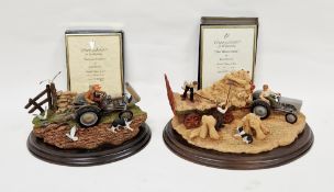 Two Country Artists limited edition models both sculptured by Keith Sherwin, the first titled 'The