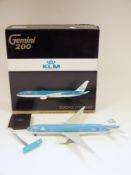 Gemini Jets - Gemini 200 1:200 scale die-cast aircraft model Boeing 777-200ER KLM Royal Dutch