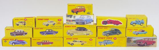Sixteen Modern Dinky Toys by Mattel to include 552 Chevrolet 