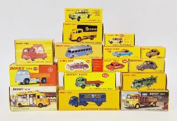 Sixteen Modern Dinky Toys by Mattel to include 435 Bedford TK tipper, 432 Guy 