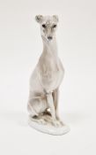 Rosenthal porcelain model of a greyhound, designed by Theodor Kärner, circa 1921, printed and