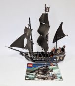 Lego Pirates of the Caribbean No.4184 The Black Pearl constructed Lego set with instructions (no