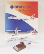 J C Wings Boeing official licensed product 1:200 scale British Airways one world Boeing 747-400
