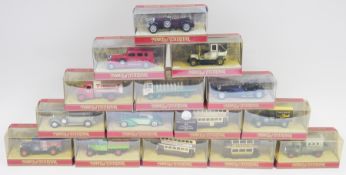 26 Matchbox boxed Models of Yesteryear diecast vehicles including a special edition YS-38 1920 Rolls