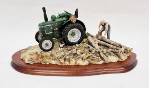 Border Fine Arts limited edition model 'Hauling Out (Field Marshall Tractor)', no.483/1500,