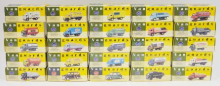 Twenty-one Lledo Vanguards boxed diecast limited edition ' 1950's-1960's classic commercial vehicles