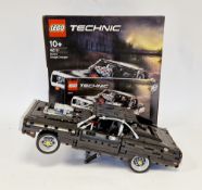 Lego Technic No.42111 Fast & Furious Dom's Dodge charger constructed Lego set with box and