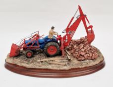 Border Fine Arts limited edition model 'Brown Site Development', no.399/500, sculptured by Ray