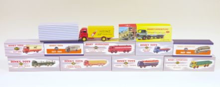 Dinky Toys Edition Atlas by Mattel to include 512 Guy flat truck, 2 X 514 Guy Van, 917 Guy van,