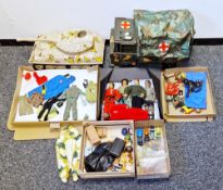 Quantity of Action Man accessories to include ambulance, A 45D tank, a quantity of guns and