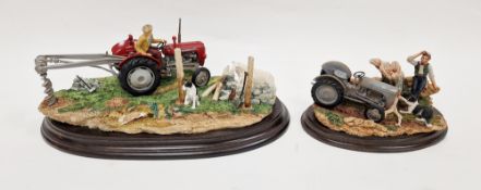 Country Artists limited edition model 'Securing the Field', no.115/850, sculptured by Keith Sherwin,