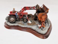 Border Fine Arts limited edition model 'Where There's Muck There's Money', no.756/1500, sculptured