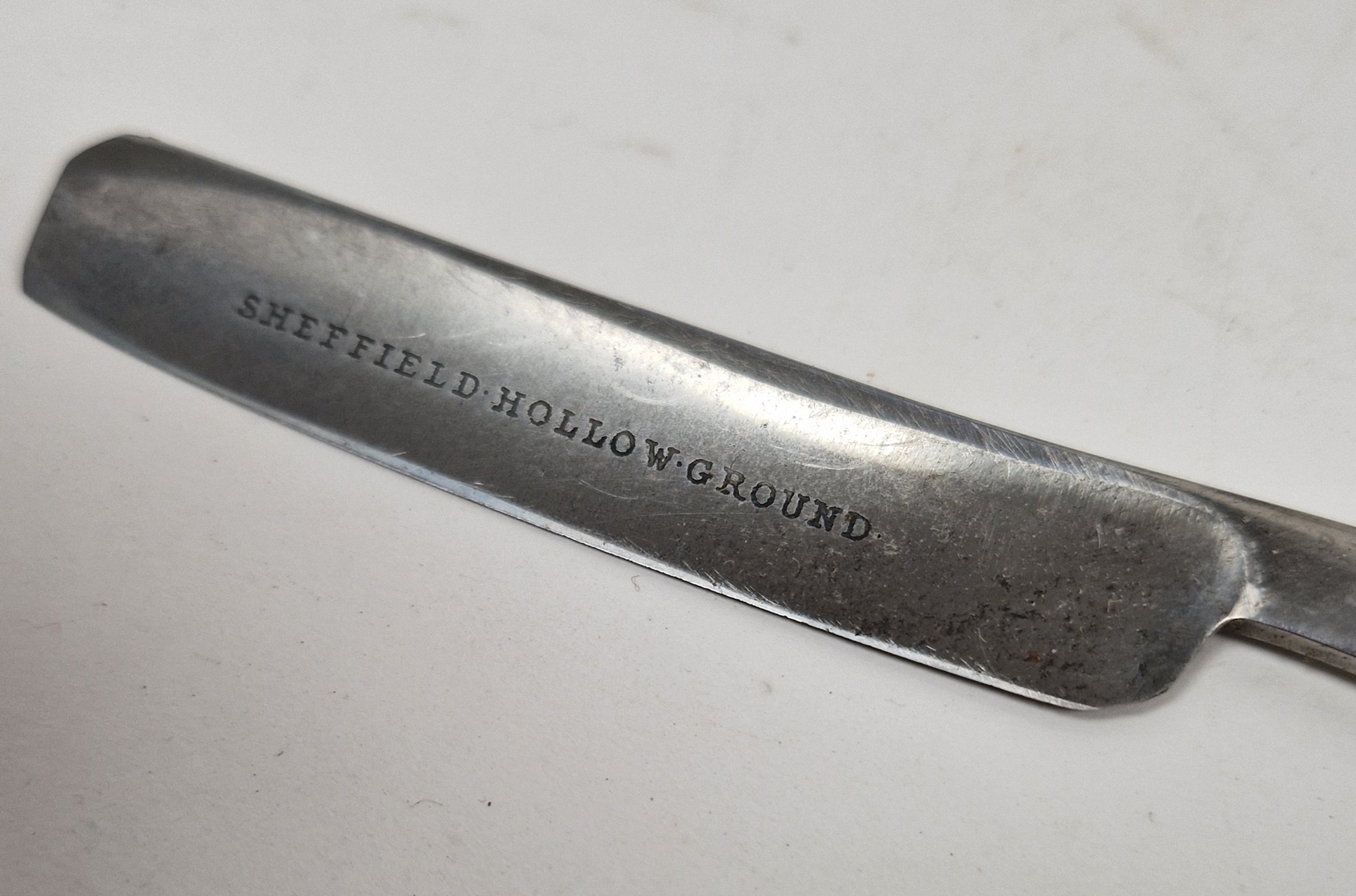 Late 19th / early 20th century leather cased set of two cut-throat razors, leather cased razing - Image 4 of 8