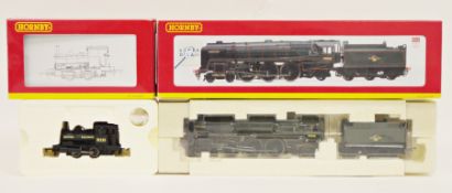 Two Hornby model railways 00 gauge locomotives, R2719X BR 4-6-2 Britannia Class 70038 ' Robin Hood '