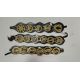 Collection of ten leather horse straps mounted with approximately forty six horse brasses, some - Image 3 of 3