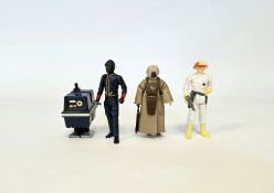 Three Vintage 1981 L.F.L Hong Kong Star Wars Action Figures to include Bespin Security Guard (no