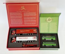 Boxed Oxford Hayton Coulthard Centenary set of three diecast lorries and a boxed Oxford Royal