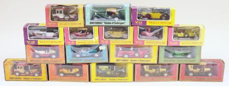 Thirty three boxed Lesney Matchbox ' Models of Yesteryear ' diecast vehicles, 1970's editions