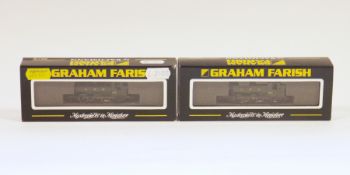 Two boxed Graham Farish by Bachmann N gauge locomotives to include 371-954 94XX pannier tank 9402