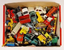 Two wind-up U.S. Army Litho tinplate tanks marked Made in Japan together with quantity of playworn