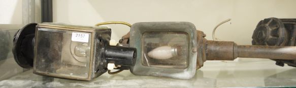 Four various railway lanterns (4)