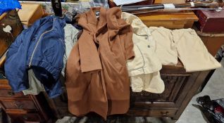 Various gentleman's outer garments to include 'Gant ' 