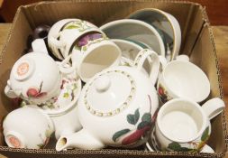 A quantity of assorted ceramics to include a Wedgewood Jasperware milk jug, Portmeirion Pomona