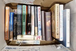 A large quantity of modern hardbacks mainly autobiographical and topographical to include Douglas Ed