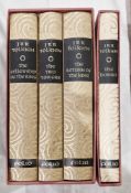 The Folio Society JRR Tolkien The Lord of the Rings Trilogy three volumes in box set and 'The