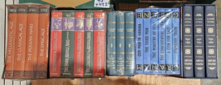 Quantity of Folio Society book sets to include Leo Tolstoy 