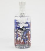 Absolut vodka limited edition from London, Jamie Hewlett collaboration produced and bottled in