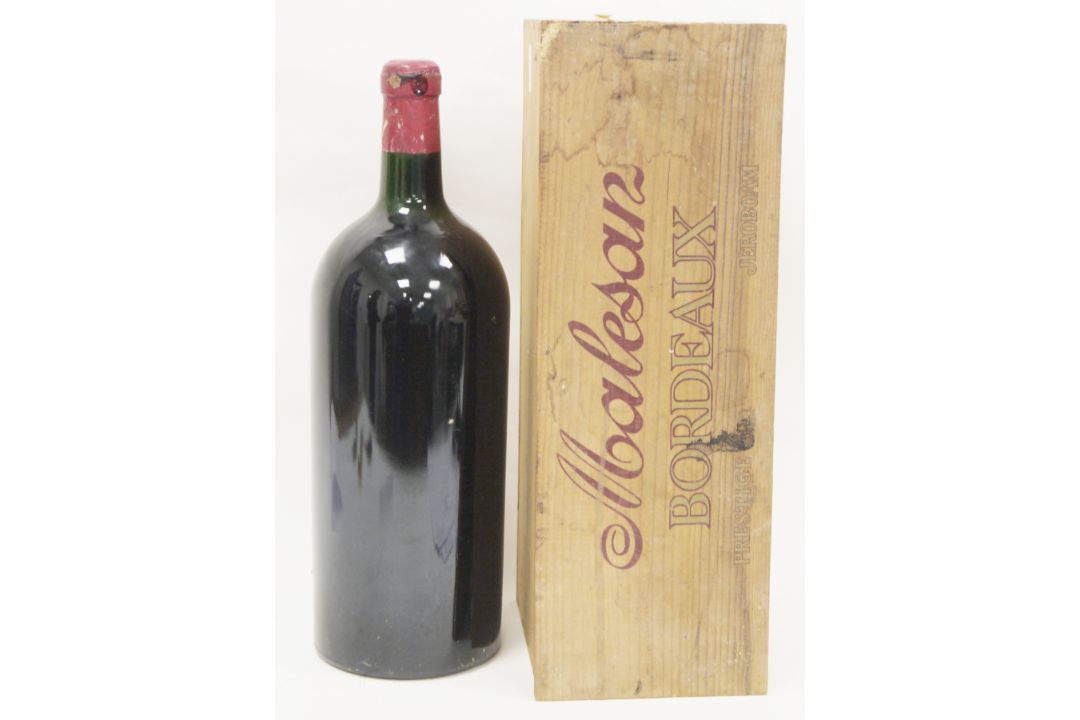 Prestige de Malesan Bordeaux 1991 Jeroboam, 12% vol, 5L, housed in original wooden crate - Image 2 of 2