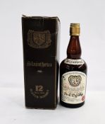 Slaintheva 12 year old Scotch whisky with special personalised label for a Dr E D Gilbey, 75cl,