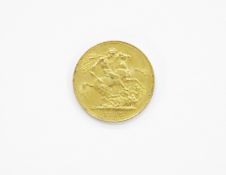 Victorian gold sovereign, 1887