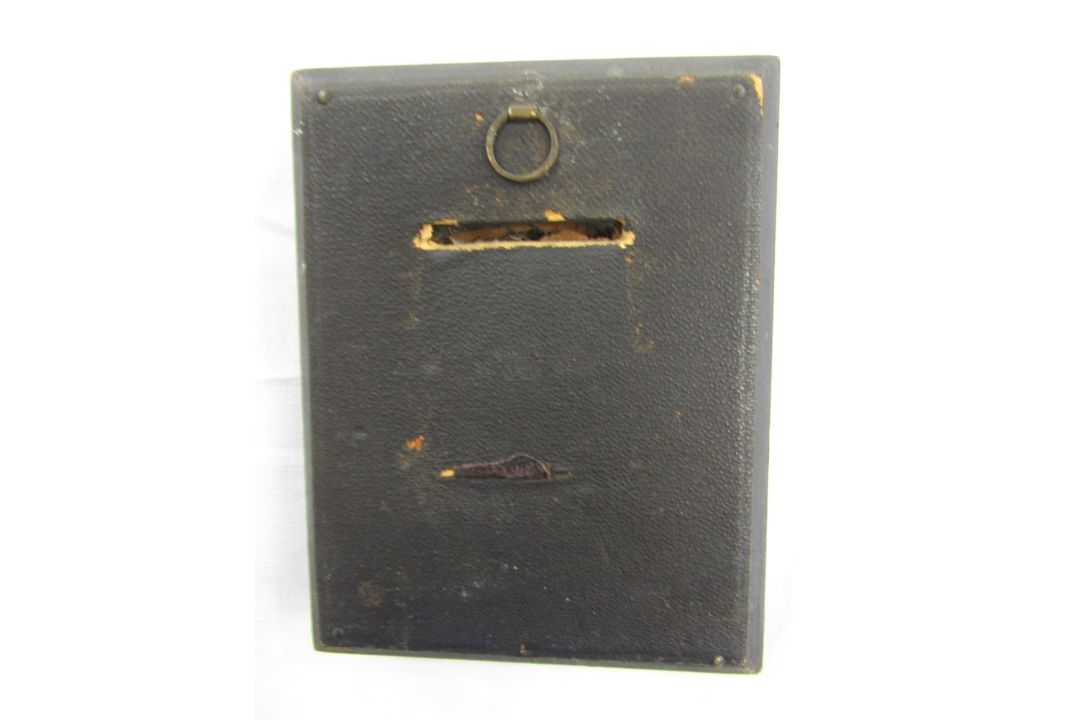 Early 20th century portrait miniature of a gentleman wearing a blue cravat, oval on ivory, 5cm x - Image 3 of 5
