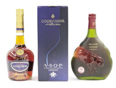 Courvoisier Fine Champagne Cognac VSOP, 70cl 40% vol in original box, together with a Meukow