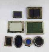 Silver photograph frame by Carr's of Sheffield Ltd, Sheffield 1996 of rectangular form with
