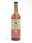 A vintage bottle of Mandarine Napoleon Liqueur 70% proof 24 3/5 fl ozs