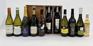 Assorted wine and other alcohol to include Champagne Jeanmaire Y2K 75cl 12% vol, Sainsbury's