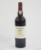 A Graham's 20 year old tawny port bottled in 2005, 20% vol, 75cl