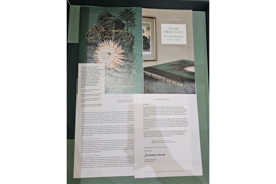 Folio Society [Thornton, Robert] "The Temple of Flora", Harris, Stephen "Author of the - Image 11 of 12