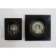 Early 20th century portrait miniature of a gentleman wearing a blue cravat, oval on ivory, 5cm x - Image 1 of 5