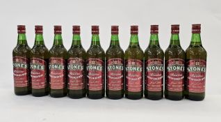 10 bottles of Stone's Special Reserve Green Ginger Wine 18% vol 700ml (10)