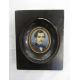 Early 20th century portrait miniature of a gentleman wearing a blue cravat, oval on ivory, 5cm x - Image 2 of 5