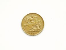 Edwardian half-sovereign, 1909