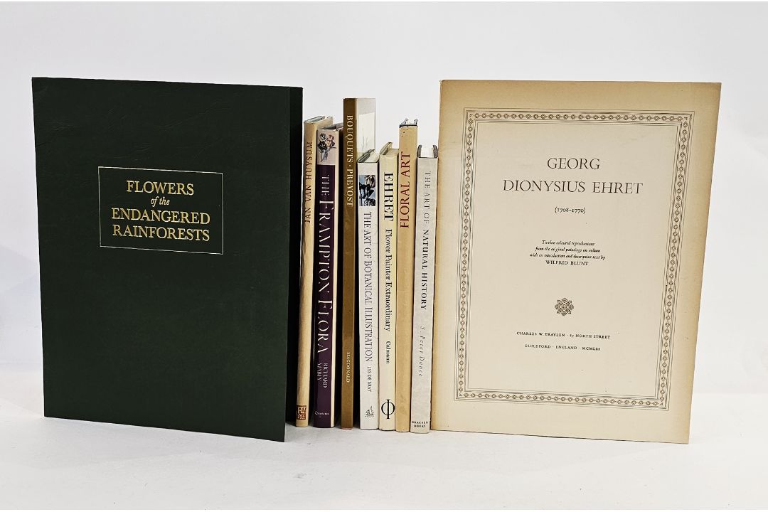 Wilfred Blunt , George Dynossis ' Ehret ' Charles W Trailon publisher 1963, folio with plates [ - Image 2 of 12
