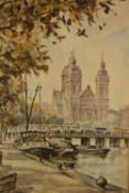 Peter van Berkel. Hand signed print. Framed and glazed. H.42 W.33cm.