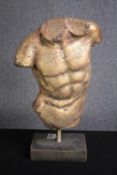 A classical Greek torso. Twentieth century. H.67 W,40 D.16cm.
