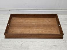 A 19th century style butler's tray. H.10 W.87 D.46
