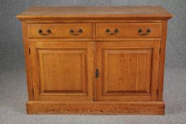 Sideboard, C.1900 oak. H.96 W.135 D.55cm.
